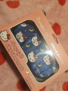 The Crème Shop x Hello Kitty Navy Silky Sleep Mask